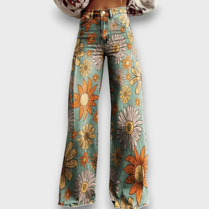 Tavira – Jeans dichiarativi con motivo selvaggio