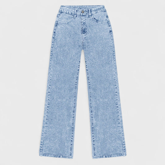 Mara - Jeans dritti larghi a gamba larga da donna