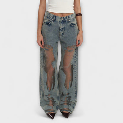 Rayne - Jeans in Denim Blu Trasparente Trixie