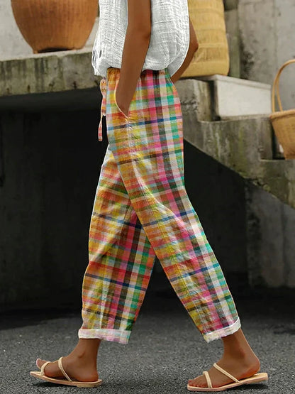 ZENARIA – PANTALONI A RIGHE CONFORTEVOLI